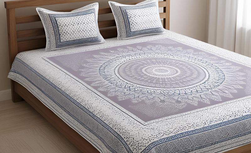 Cotton Double Bedsheet Exporter Manufacturer in India