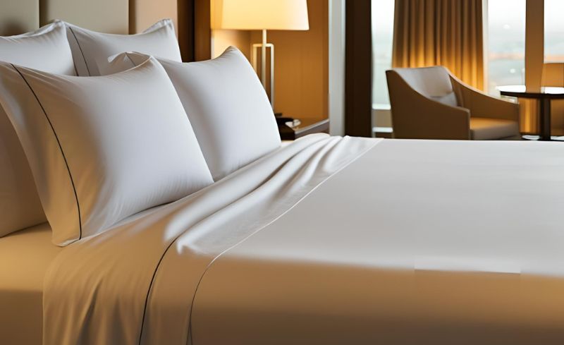 Cotton Hotel Bedsheet Exporter Manufacturer in India