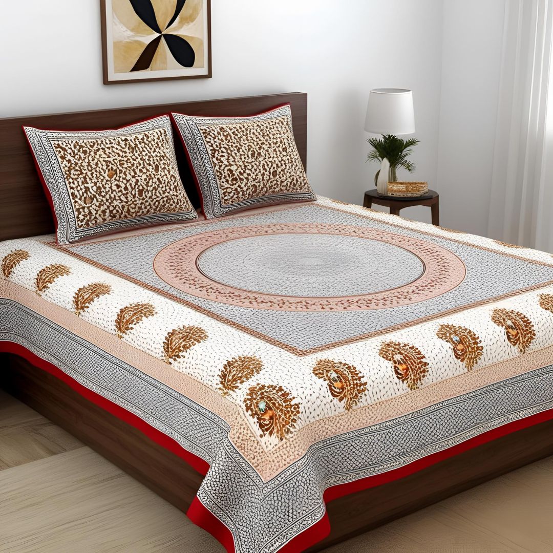 Cotton Printed Bedsheet Exporter Manufacturer in India