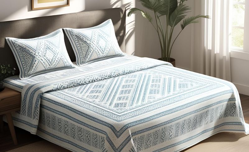 Cotton Printed Bedsheet Exporter Manufacturer in India