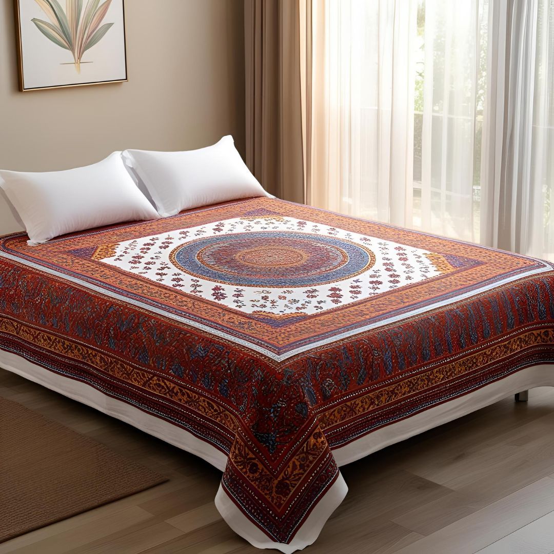 Cotton Single Bedsheet Exporter Manufacturer in India