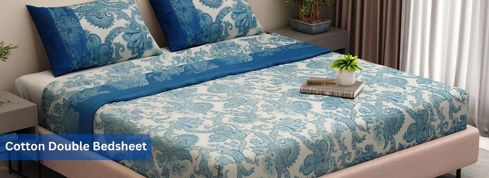 Best Cotton Double Bedsheet exporter from India